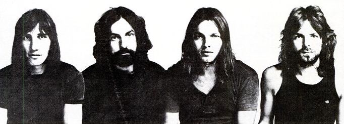 Pink Floyd im Jahr 1971, von links Roger Waters, Nick Mason, David Gilmour und Richard Wright.